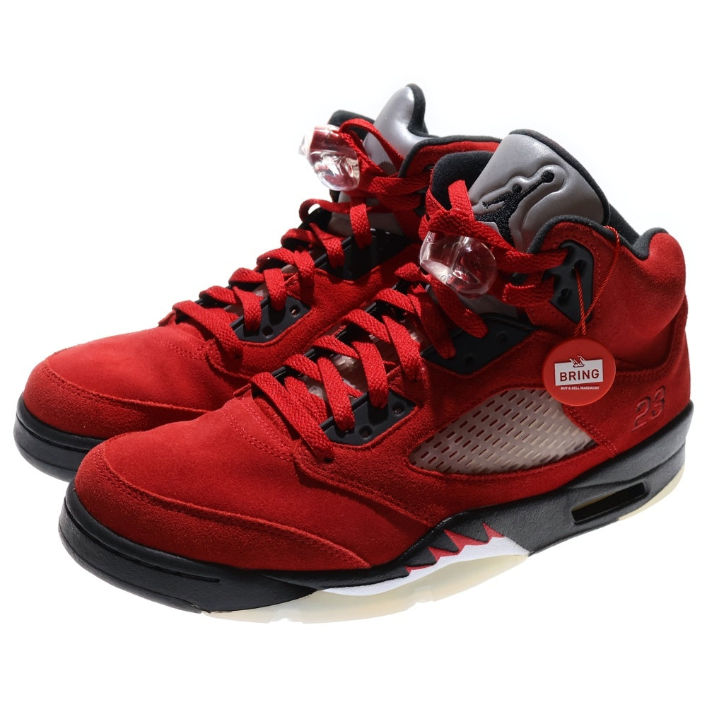 NIKE(ナイキ) AIR JORDAN 5 TORO BRAVO エアジョーダン 5 トロブラボー ハイカットスニーカー レッド US9.5/27.5cm DD0587-600