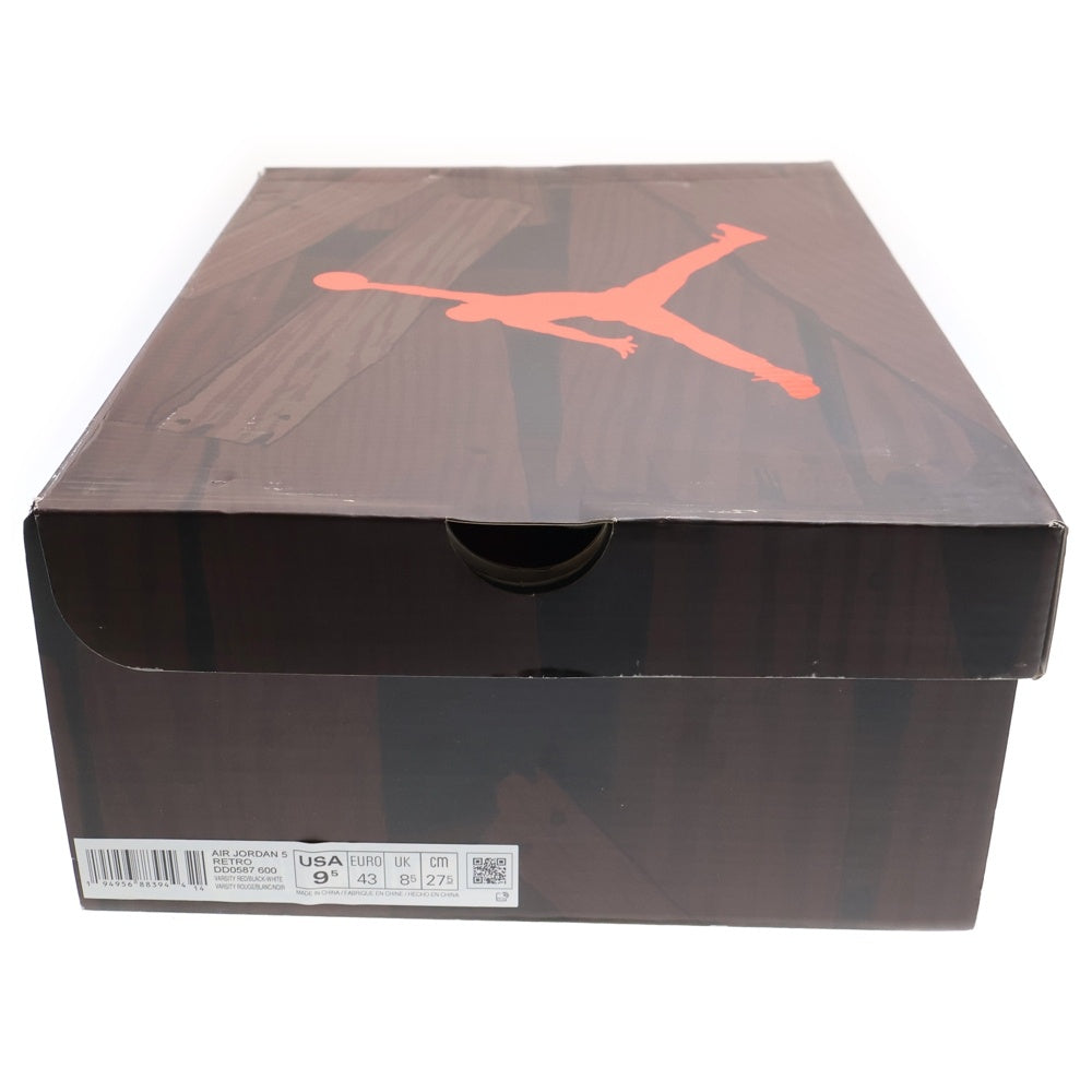 NIKE(ナイキ) AIR JORDAN 5 TORO BRAVO エアジョーダン 5 トロブラボー ハイカットスニーカー レッド US9.5/27.5cm DD0587-600