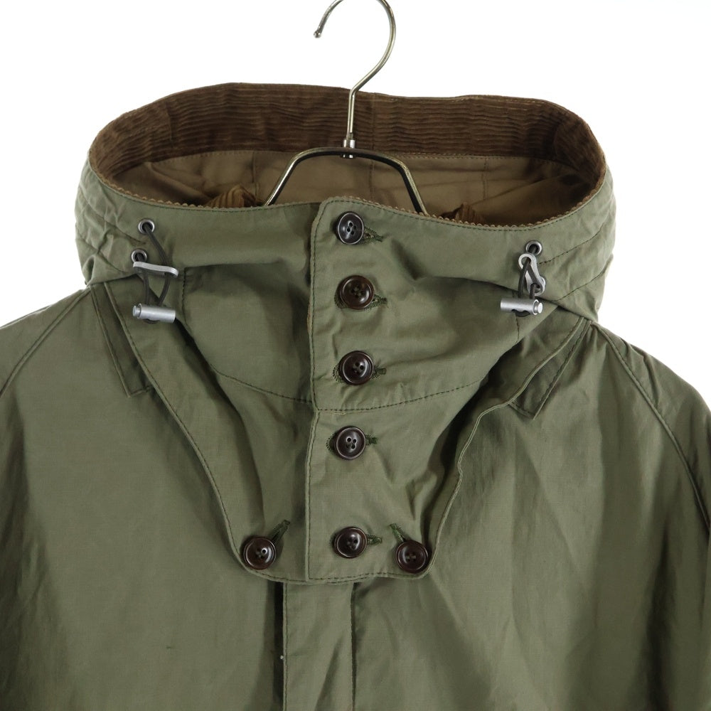 Barbour(バブアー) GOLD STANDARD BEAUFORT ゴールドスタンダード ビューフォート リップストップ コーデュロイカラー フーデッドジャケット カーキ