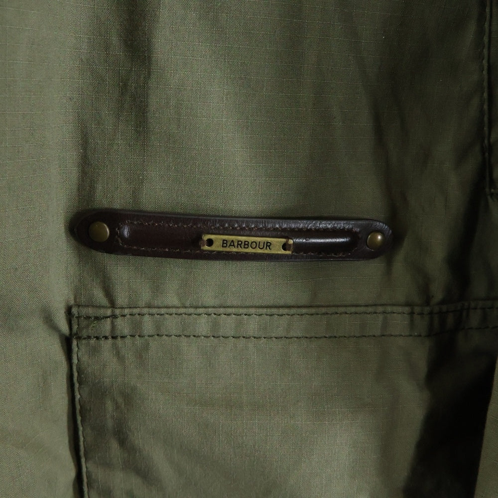 Barbour(バブアー) GOLD STANDARD BEAUFORT ゴールドスタンダード ビューフォート リップストップ コーデュロイカラー フーデッドジャケット カーキ