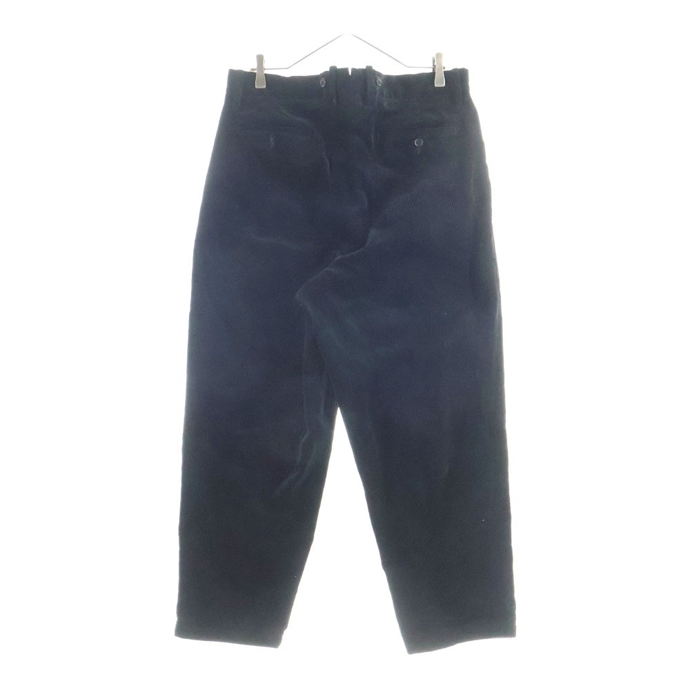 NIGEL CABOURN(ナイジェルケーボン) コーデュロイ 3B シングルテーラードジャケット 2タック テーパードパンツ セットアップ ブラック