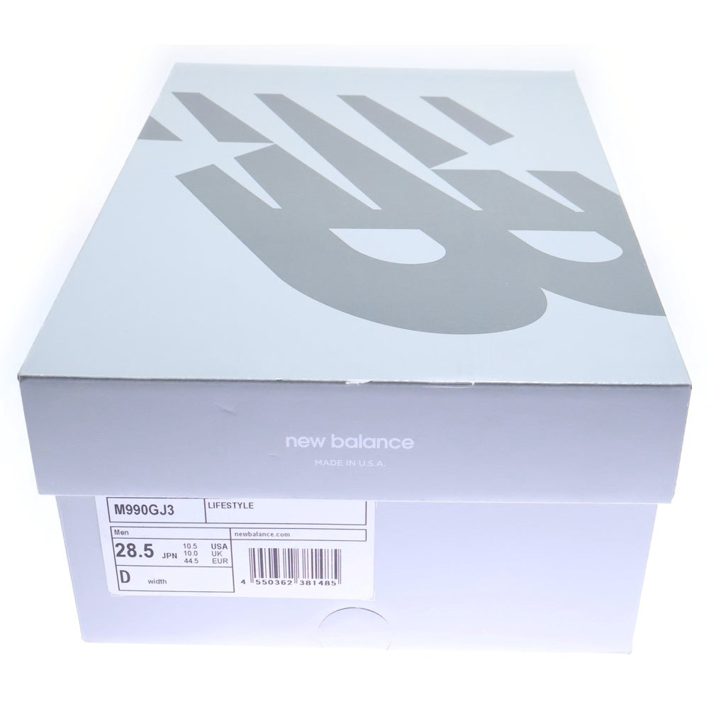 New Balance(ニューバランス) M990GJ3 メッシュ ローカットスニーカー グレー/ネイビー US10.5/28.5cm