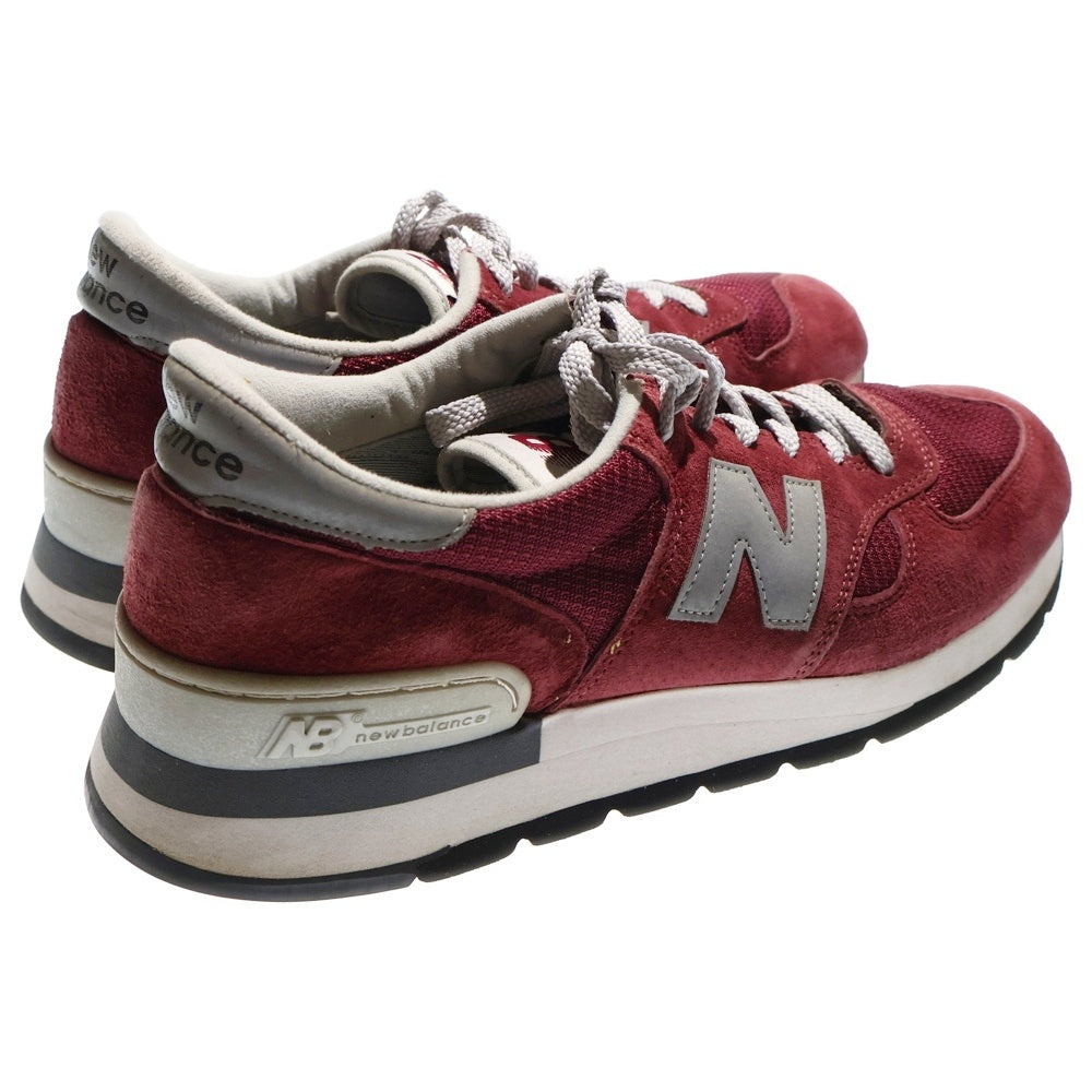 New Balance(ニューバランス) M990BD USA製 スエード ローカットスニーカー レッド US10.5/28.5cm