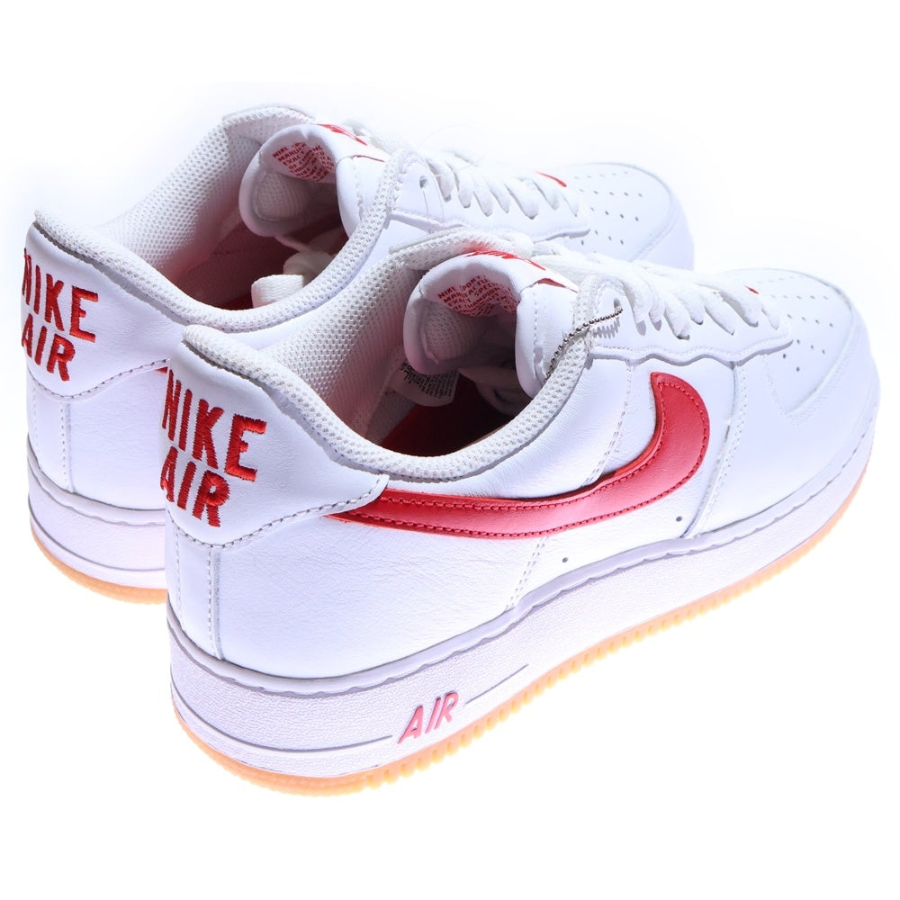 NIKE(ナイキ) AIR FORCE 1 LOW COLOR OF THE MONTH UNIVERSITY RED エアフォース カラーオブザマンス ユニバーシティレッド ローカットスニーカー US10/28cm DJ3911-102