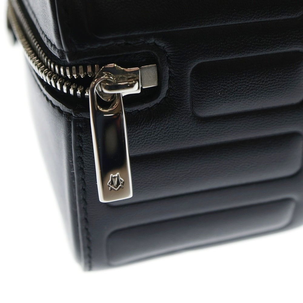 RIMOWA(リモワ) ロゴ刻印 2WAY レザークロスボディバッグ ショルダーバッグ ブラック