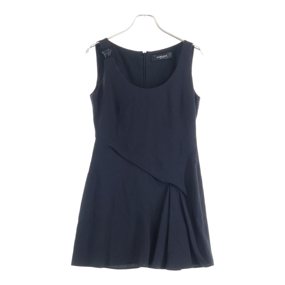 VERSACE(ヴェルサーチ) メデューサパッチ ノースリーブワンピース