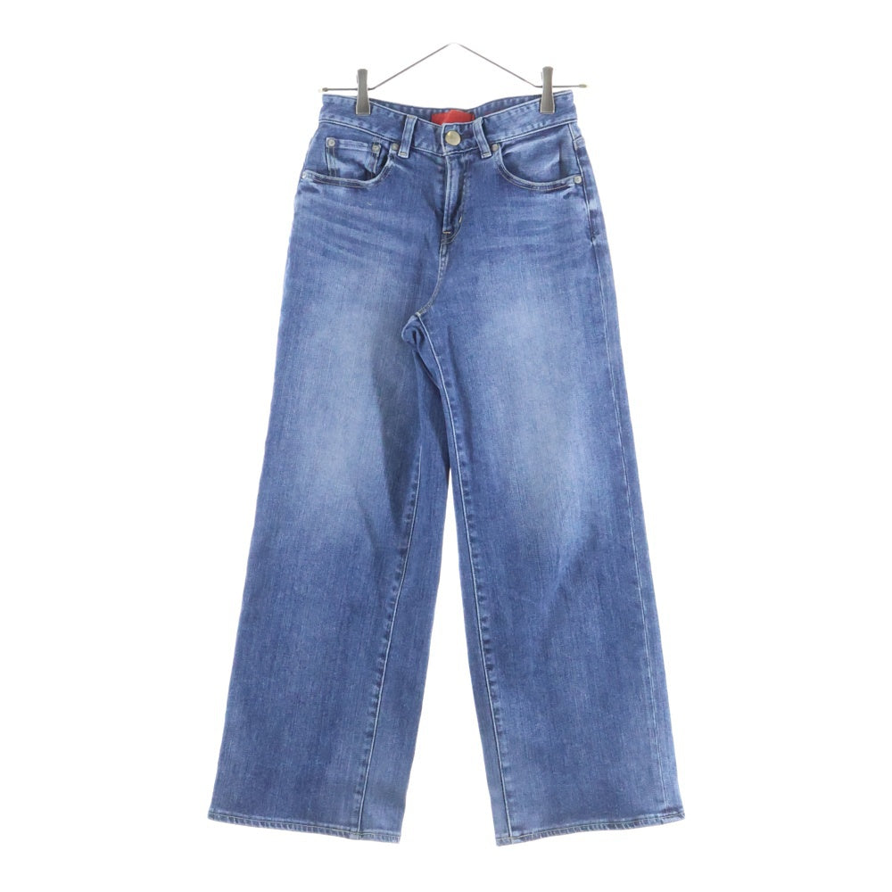 RED CARD(レッドカード) 35TH ANNIVERSARY WIDE アニバーサリー ワイドストレートデニムパンツ ジーンズ レディース インディゴ 26W101