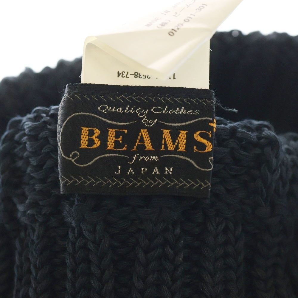 BEAMS(ビームス) 19SS ローゲージ ニットキャップ ビーニー 帽子 ネイビー 11-41-3538-734