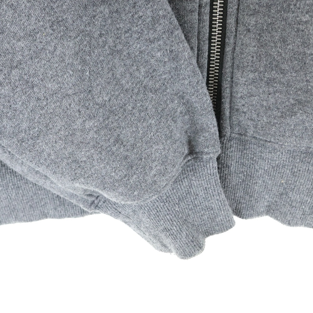 SAINT LAURENT PARIS(サンローランパリ) フード切り替え ジップアップスウェットパーカー フーディー グレー 646312 YBWU2