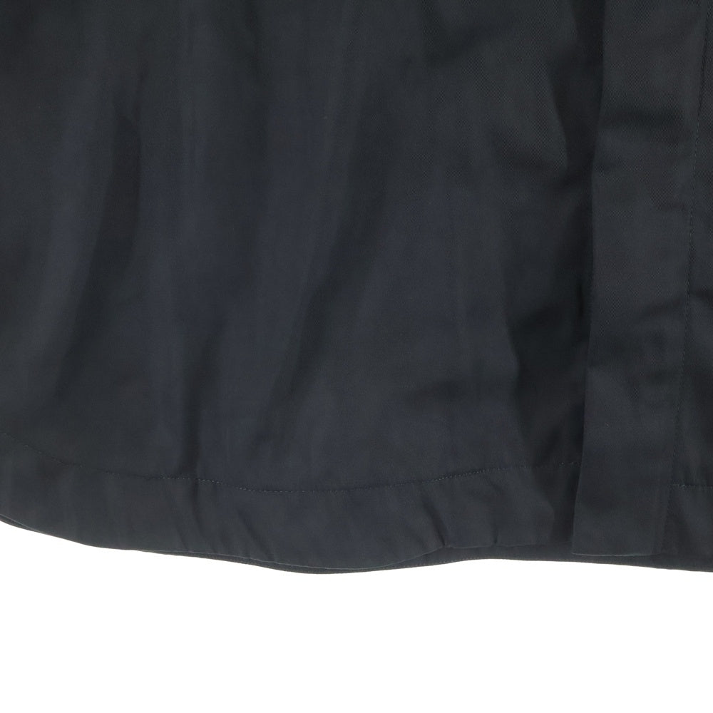 DRIES VAN NOTEN(ドリスヴァンノッテン) ショートスリーブ ジップアップシャツ ブラック 855.020734-1275-900