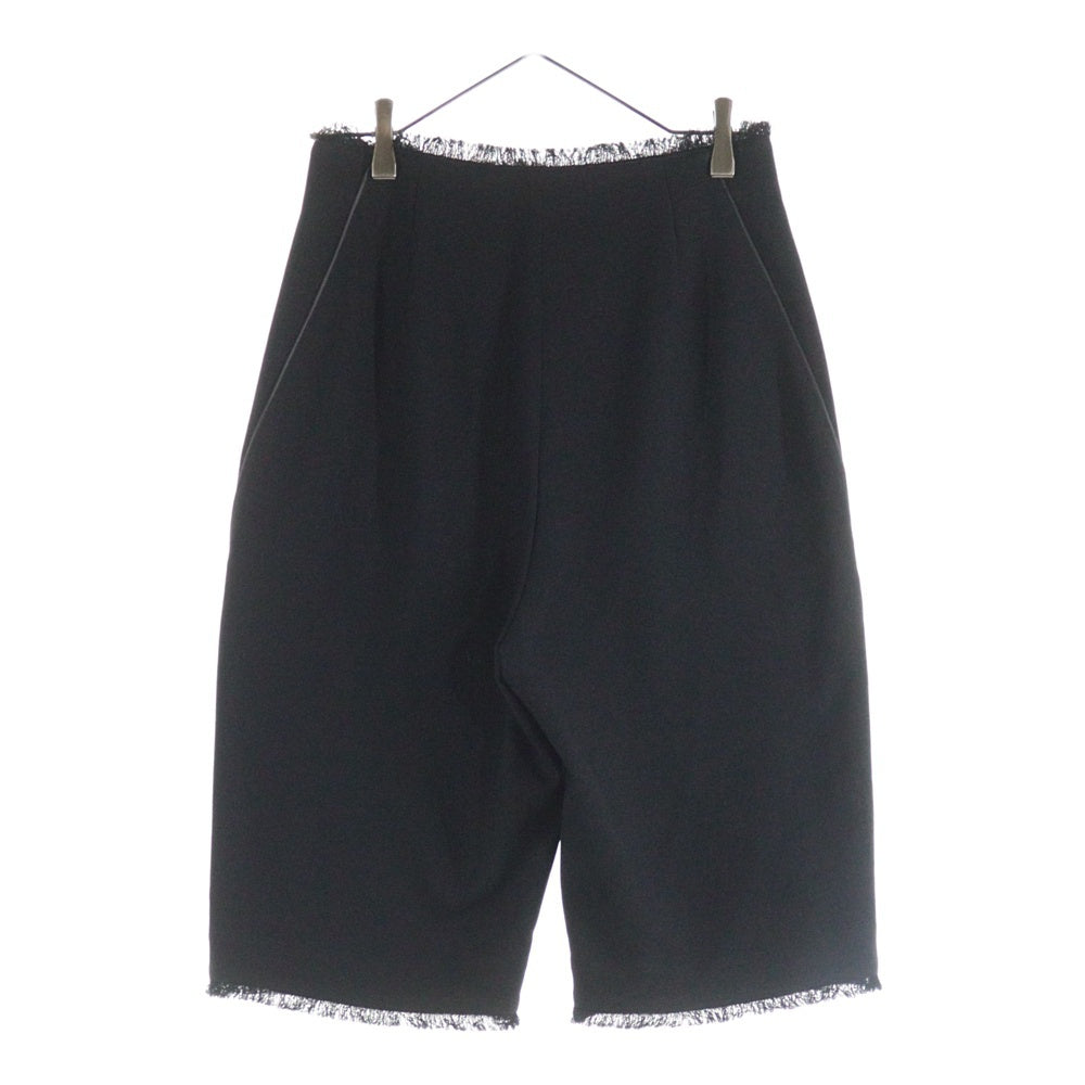 LE CIEL BLEU(ルシェルブルー) TWEED CAPRI PANTS ツイード カプリ ハーフパンツ ショーツ レディース ブラック 27S68407