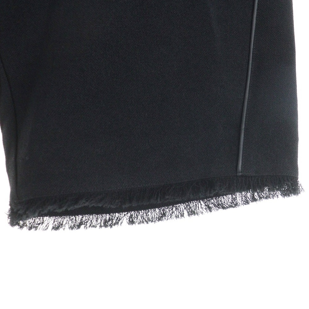 LE CIEL BLEU(ルシェルブルー) TWEED CAPRI PANTS ツイード カプリ ハーフパンツ ショーツ レディース ブラック 27S68407