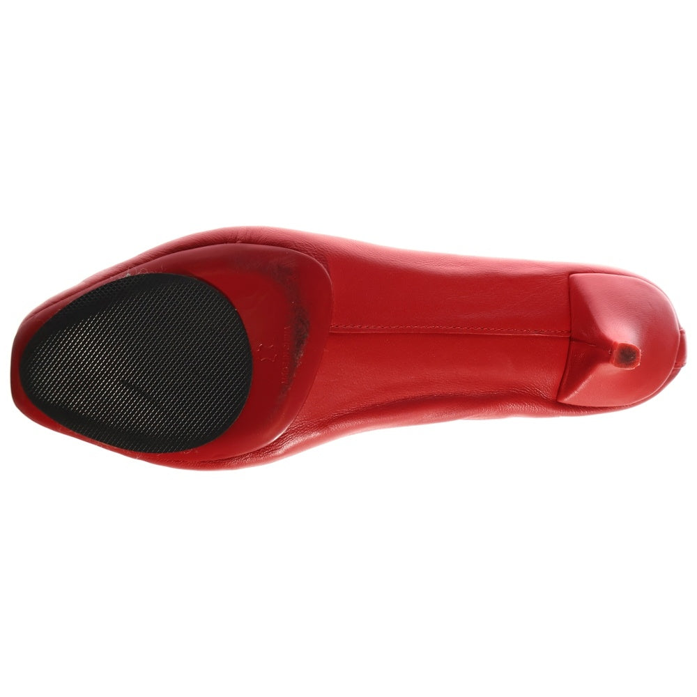 NO BRAND(ノーブランド) ST.AGNI (セントアグニ) スクエアトゥー レザーパンプス レディース レッド