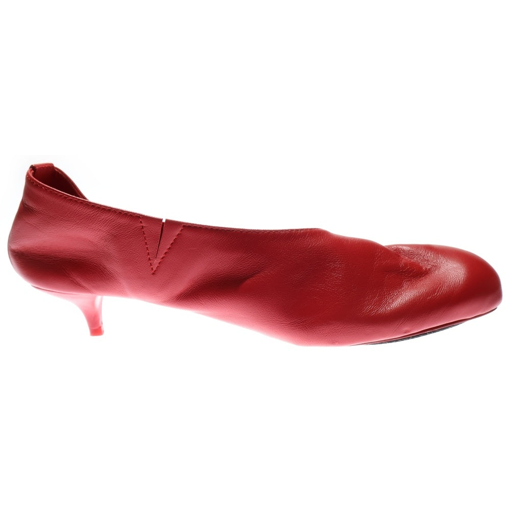 NO BRAND(ノーブランド) ST.AGNI (セントアグニ) スクエアトゥー レザーパンプス レディース レッド