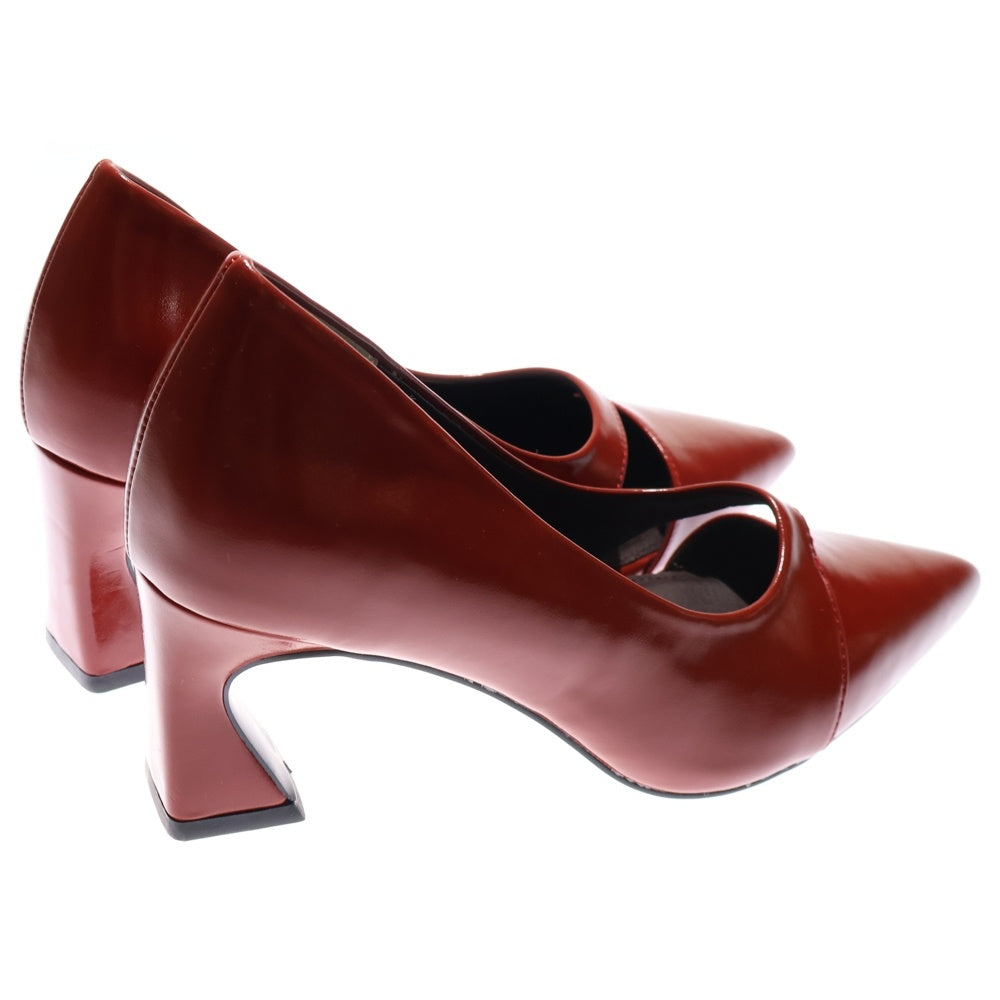 AMERI(アメリ) ポインテッドトゥ レザーハイヒール レディース レッド