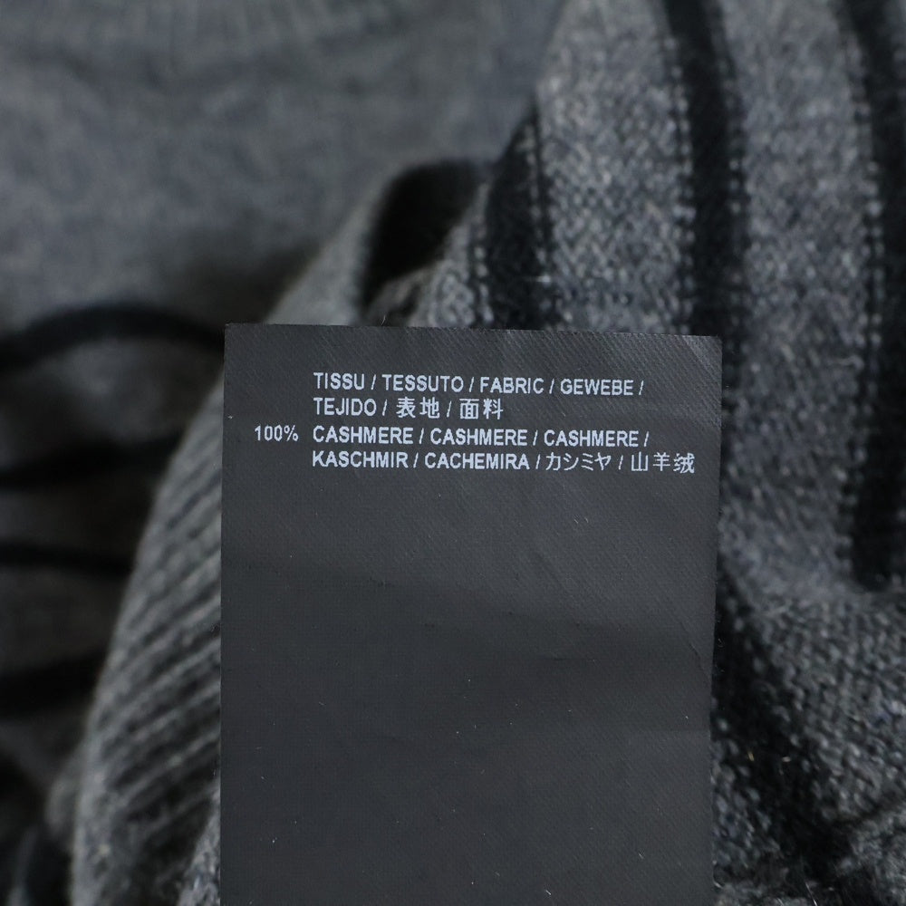 SAINT LAURENT PARIS(サンローランパリ) 16AW カシミヤ ボーダー ニット セーター グレー 453752