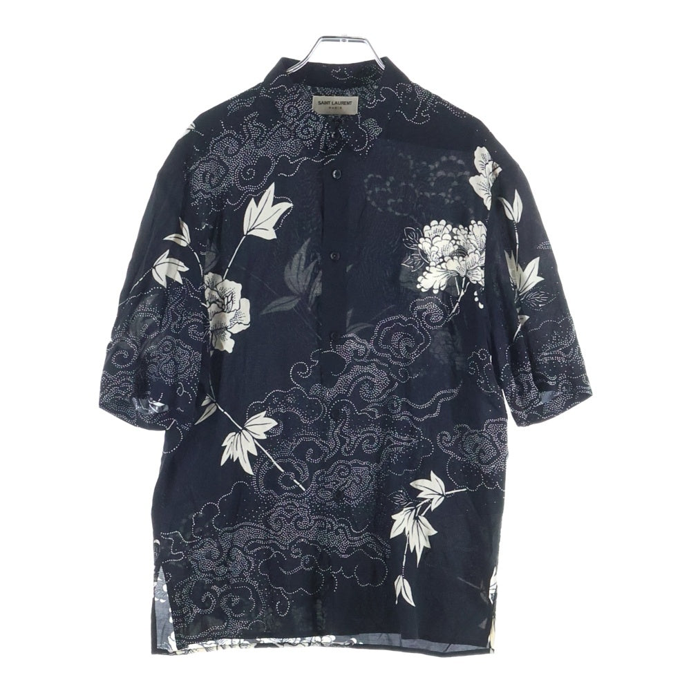 SAINT LAURENT PARIS(サンローランパリ) 21SS フラワー 総柄 レーヨン