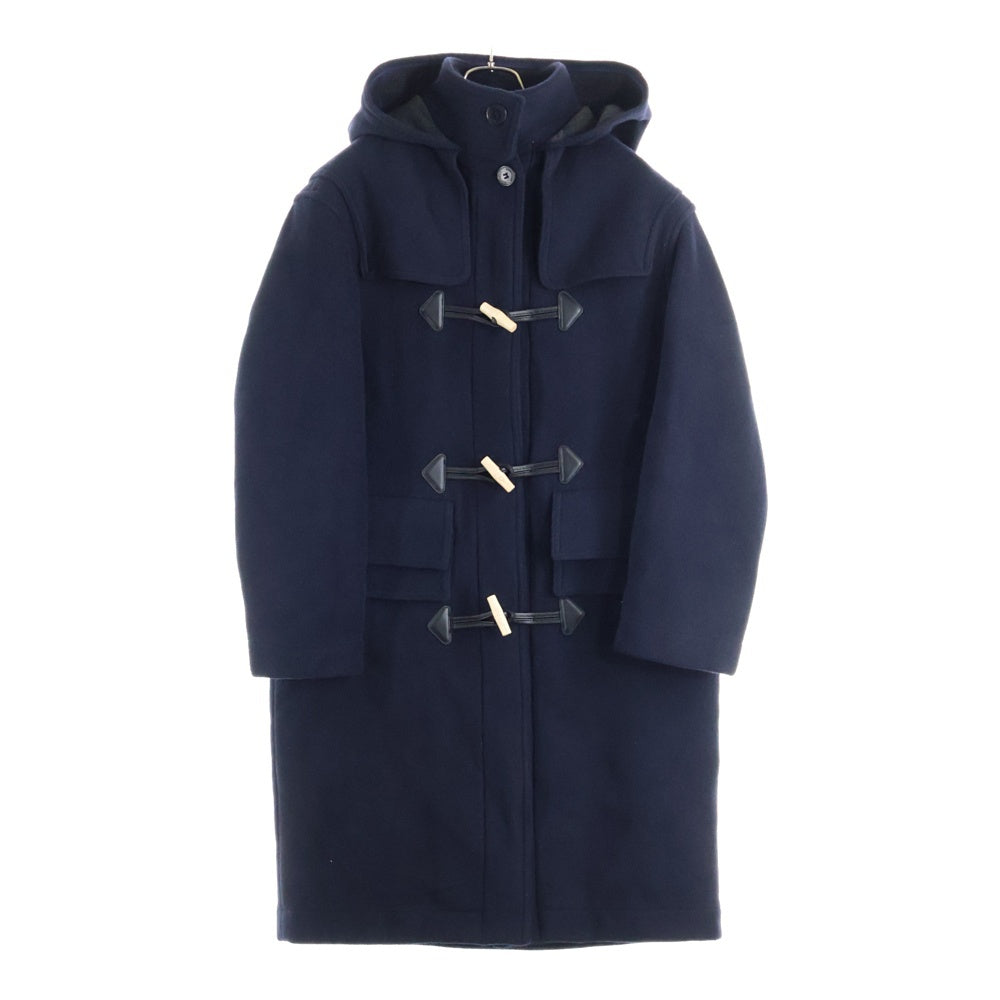 LONGCHAMP(ロンシャン) フーデッド ウール ダッフルコート ジャケット ネイビー 61445CPZ