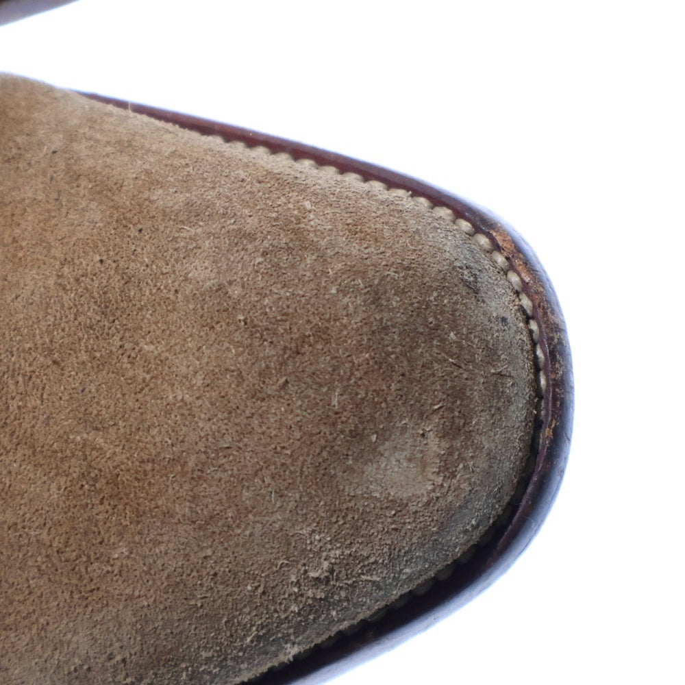 SAINT LAURENT PARIS(サンローランパリ) スウェードレザー ワイアットジョッパーブーツ ブラウン