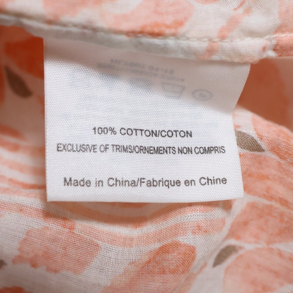 TORY BURCH(トリー バーチ) 花柄 ロングスリーブブラウス カットソー レディース オレンジ HLT001 01-13