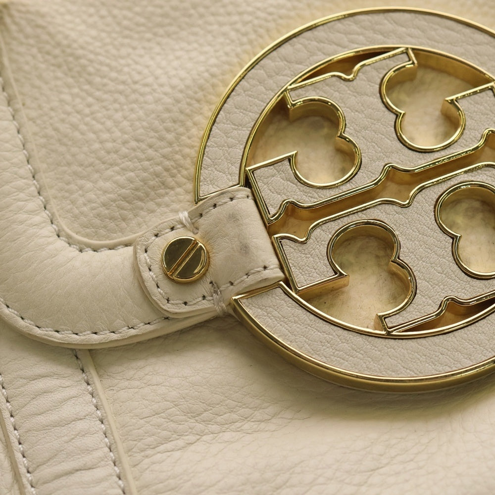 TORY BURCH(トリー バーチ) AMANDA アマンダ 2WAY レザーショルダーバッグ ハンドバッグ ホワイト レディース