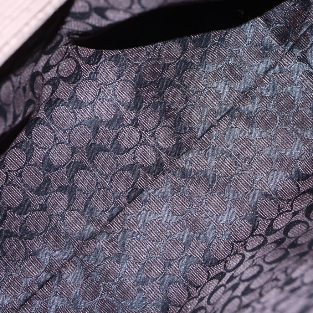 COACH(コーチ) ロゴプレート 2WAY レザーショルダーバッグ ハンドバッグ ピンク C1482-32405 レディース