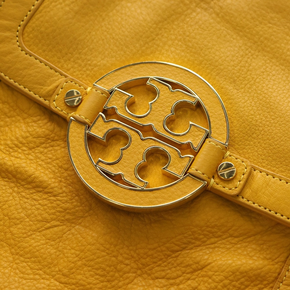 TORY BURCH(トリー バーチ) AMANDA アマンダ レザーハンドバッグ イエロー レディース