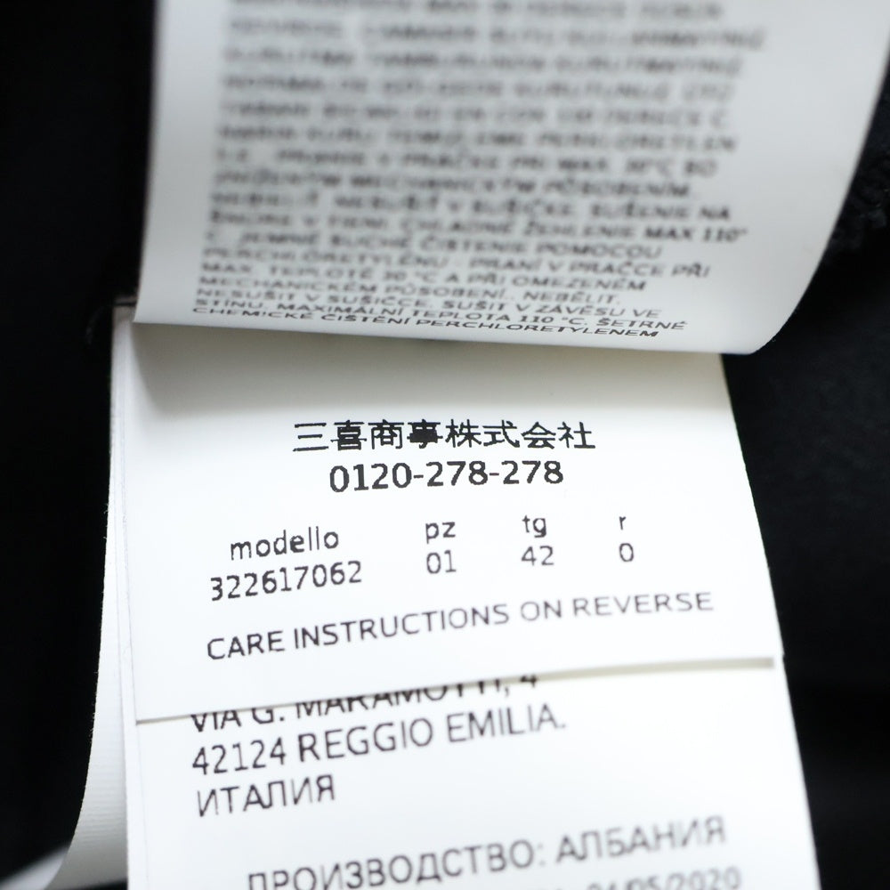 MARELLADUE(マレーラ) 総柄 ハイネック長袖ワンピース ドレス レディース イエロー/ブラック