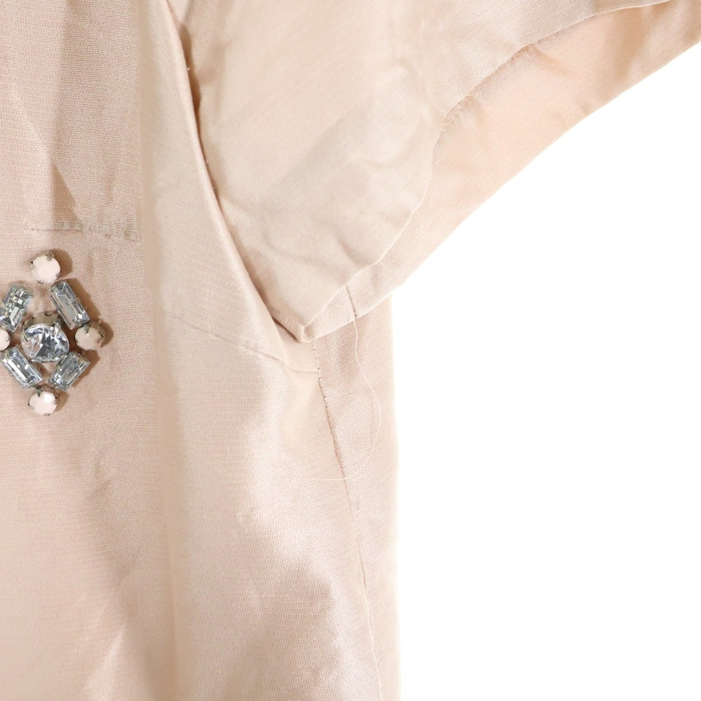 TORY BURCH(トリー バーチ) スタッズ付き クルーネック半袖Tシャツ カットソー レディース ピンク 41131106