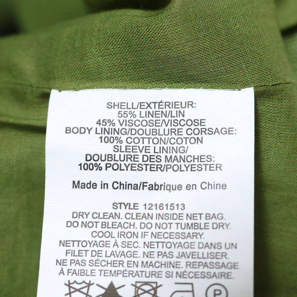 TORY BURCH(トリー バーチ) クリアスタッズ リネンカーディガン レディース グリーン 12161513