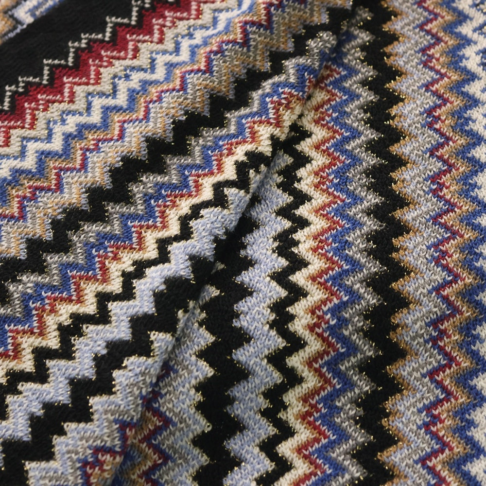 MISSONI(ミッソーニ) 総柄 ウール混アクリルマフラー ストール マルチカラー レディース