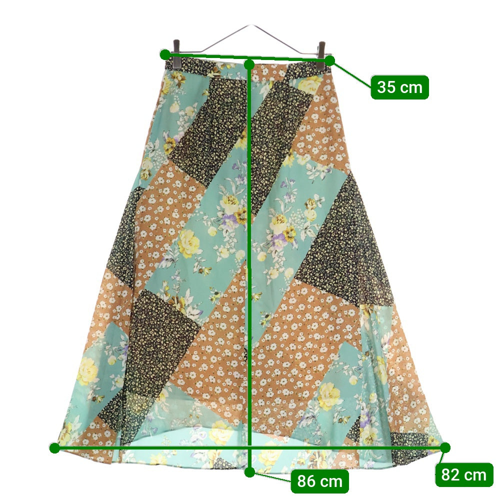 JILL STUART(ジル スチュアート) 総柄 レイヤード ロングスカート レディース マルチカラー 092-8220006