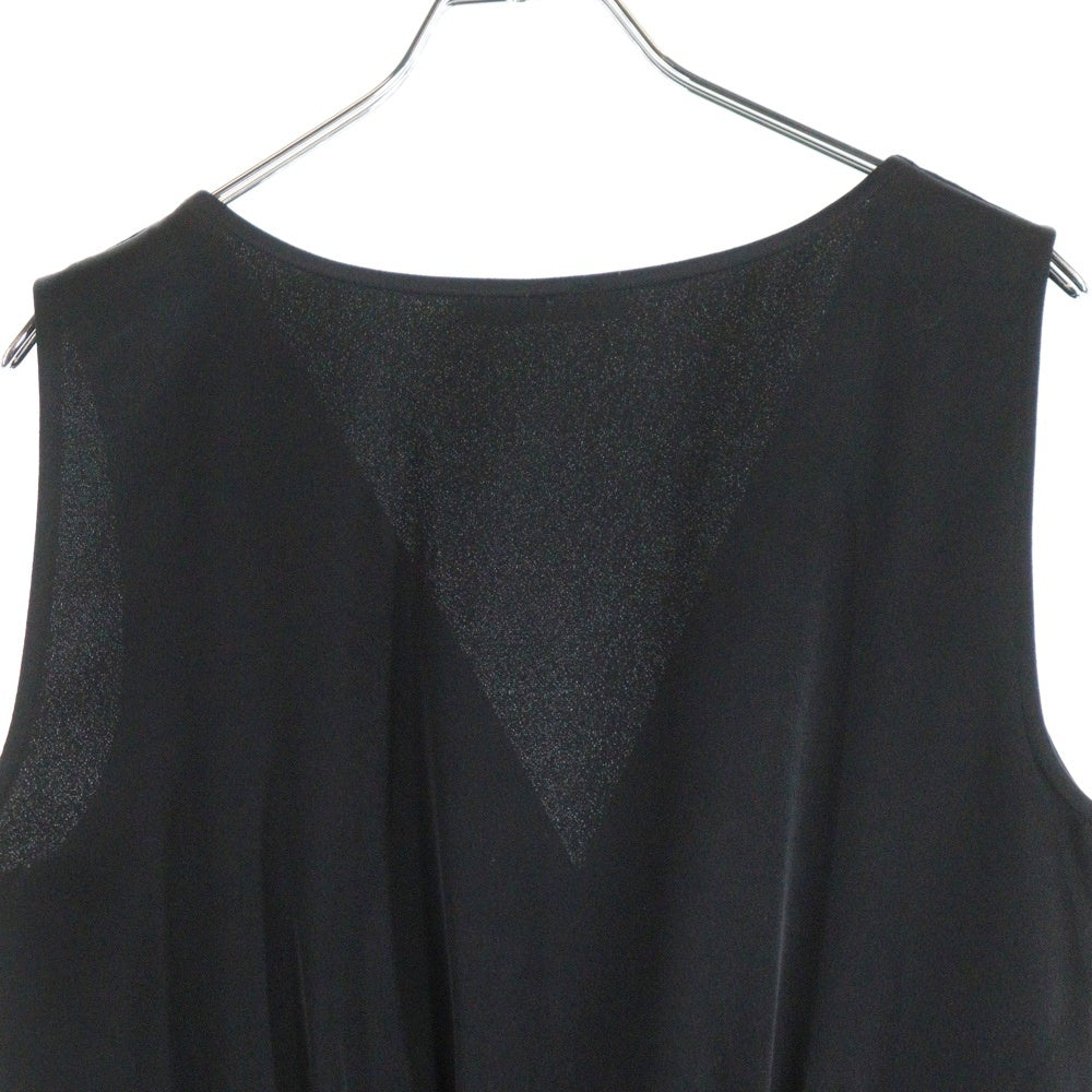 DKNY(ダナキャラン) レイヤード ノースリーブワンピース ドレス レディース ブラック