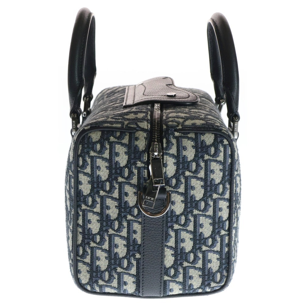 Christian Dior(クリスチャンディオール) LINGOT 26 トロッター ランゴー ロゴデザイン キャンバスハンドバッグ ベージュ/ブラック 00-BO-0202 レディース