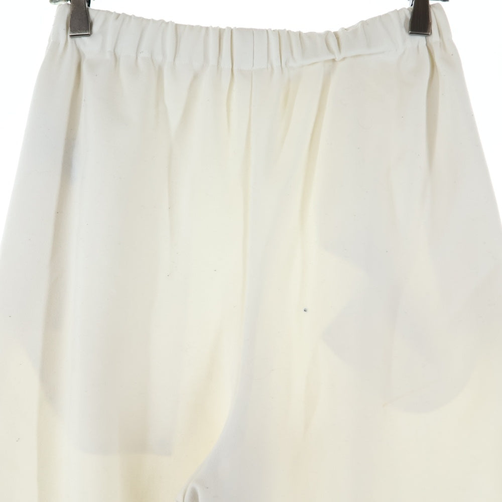 ENFOLD(エンフォルド) 23SS EGG PANTS テーパードエッグパンツ レディース ホワイト 300FA231-1770