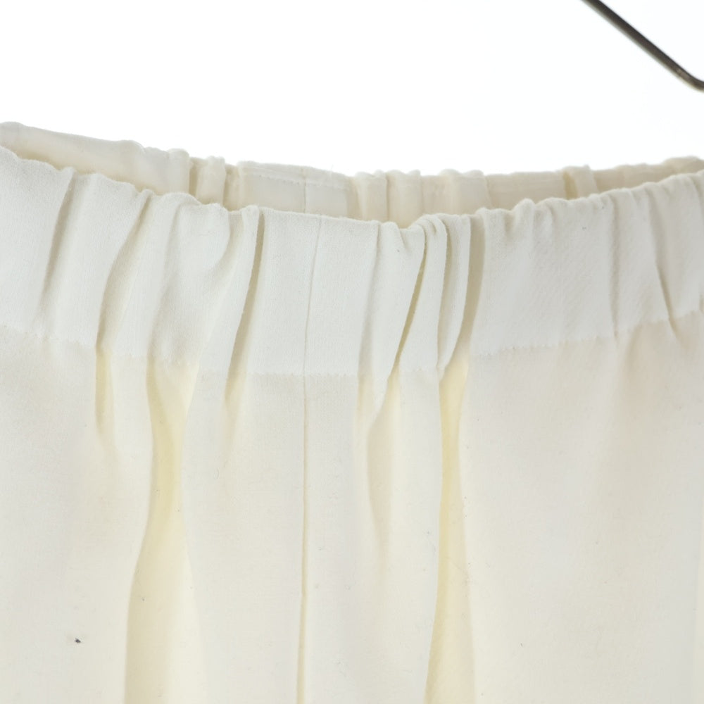 ENFOLD(エンフォルド) 23SS EGG PANTS テーパードエッグパンツ レディース ホワイト 300FA231-1770
