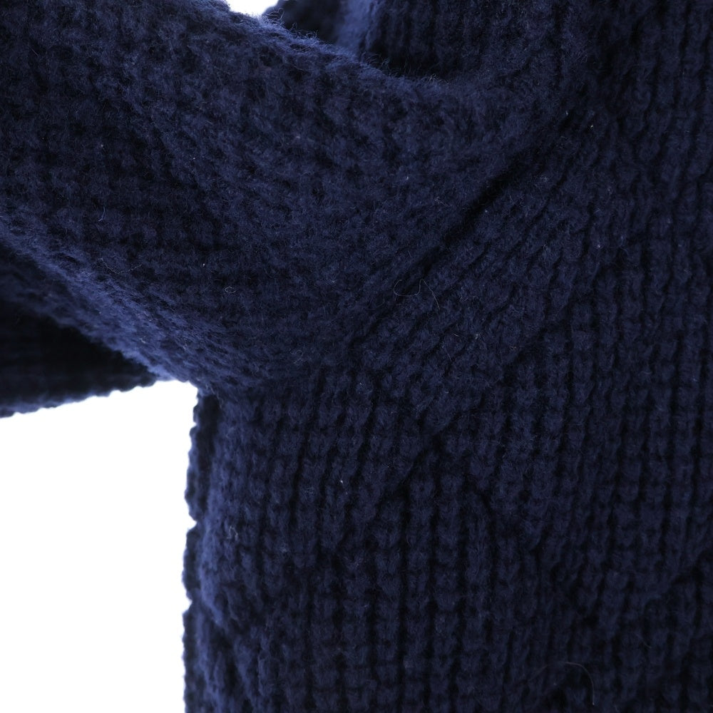 Sacai(サカイ) 16AW Quilt Knit Wool Blouson キルティング ウールニットドッキング ジャケット ブルゾン カーキ/ネイビー 16-01097M