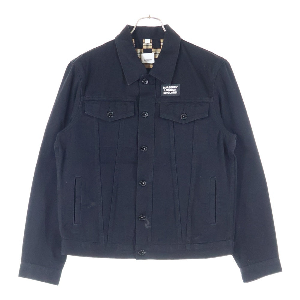 BURBERRY(バーバリー) 裏地ノバチェック ラバーロゴデザイン デニム