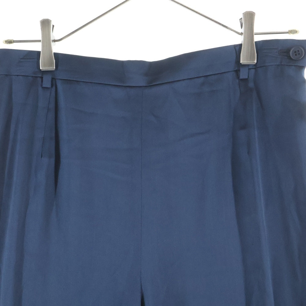 GIORGIO ARMANI(ジョルジオアルマーニ) シルク ロングタッグパンツ ダークネイビー レディース 66 83612 8177 10