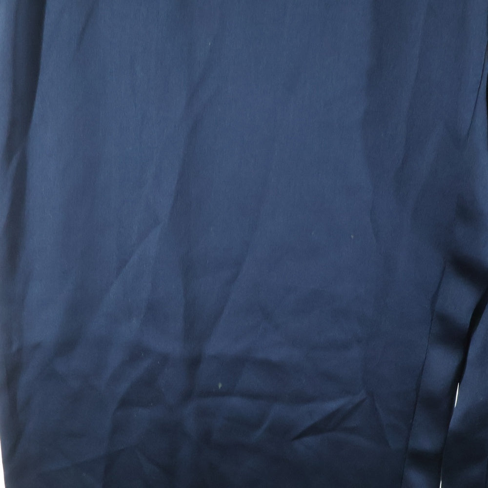 GIORGIO ARMANI(ジョルジオアルマーニ) シルク ロングタッグパンツ ダークネイビー レディース 66 83612 8177 10