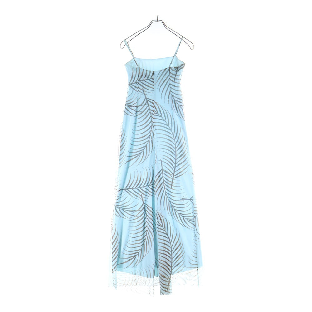 BCBGMAXAZRIA(ビーシービージーマックスアズリア) ビーズデザイン キャミソール ドレス ワンピース ブルー/ブラウン レディース PLM60159