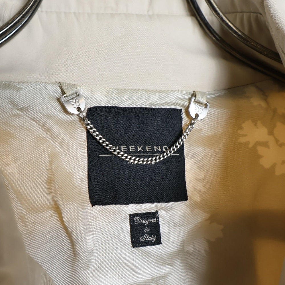Max Mara(マックスマーラ) ナイロン ロングボタンダウン トレンチコート ジャケット レディース ナイロン 50211647070