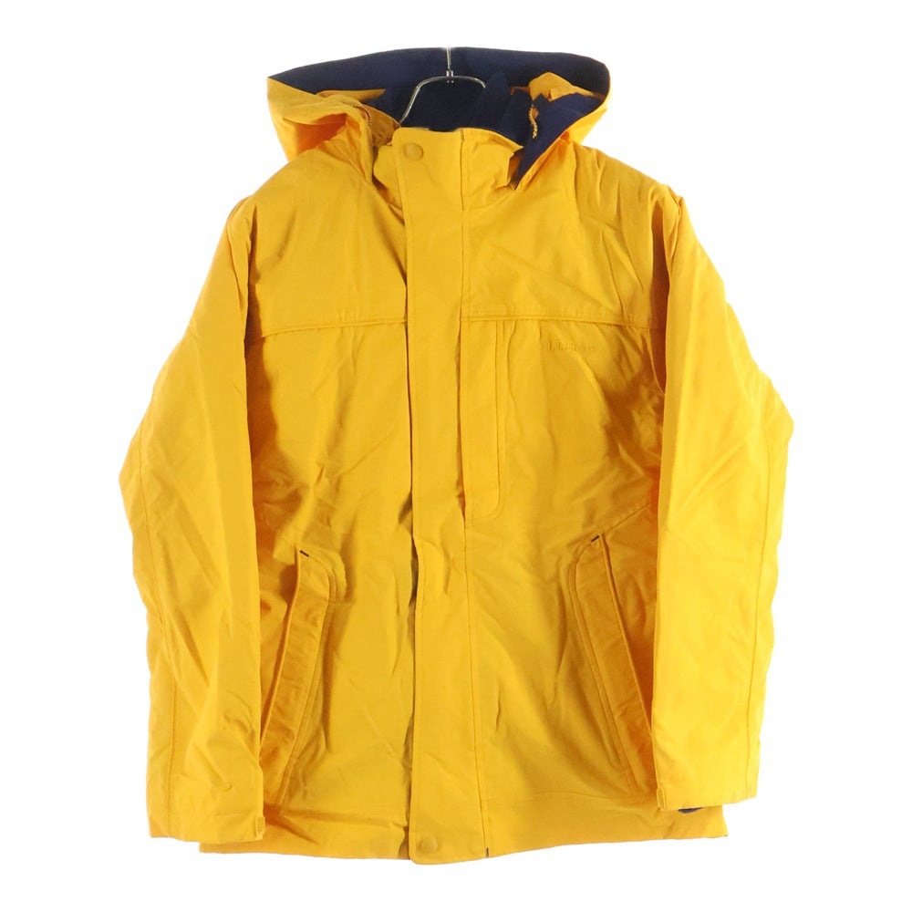 L.L.Bean(エルエルビーン) ナイロンインナーメッシュ ジップアップフーデット ジャケット イエロー 273673