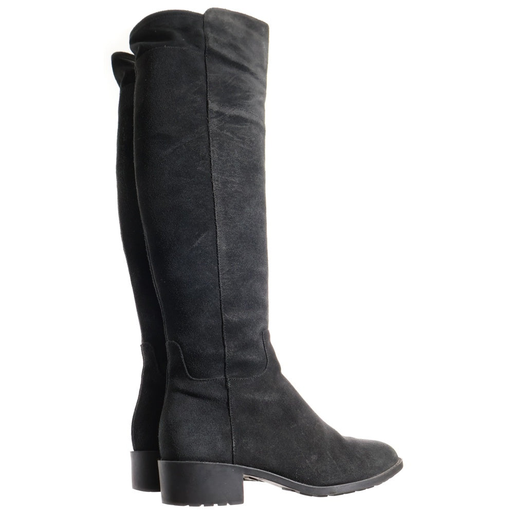 COLE HAAN(コール ハーン) TERRYTOWN WP BOOT ll スエードレザー ニーハイ ロングブーツ シューズ レディース ブラック W00397