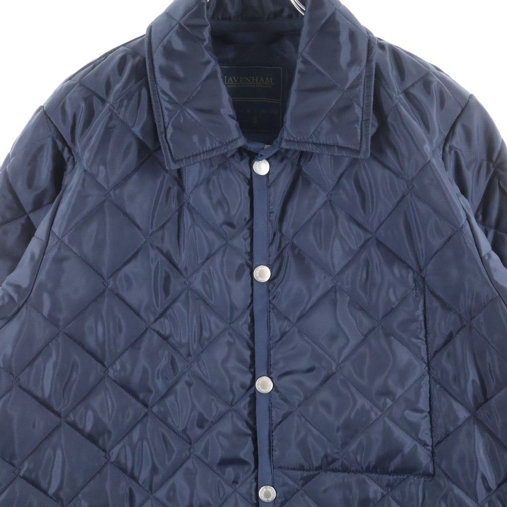 COMME DES GARCONS GIRL(コムデギャルソンガール) 24AW AD2024 ×LAVENHAM ラベンハム キルティングジャケット レディース ネイビー NN-J521