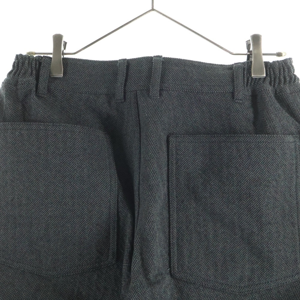 COMME des GARCONS HOMME DEUX(コムデギャルソン オムドゥ) 23AW AD2023 イージーヘリンボーンパンツ スラックス グレー DL-P033