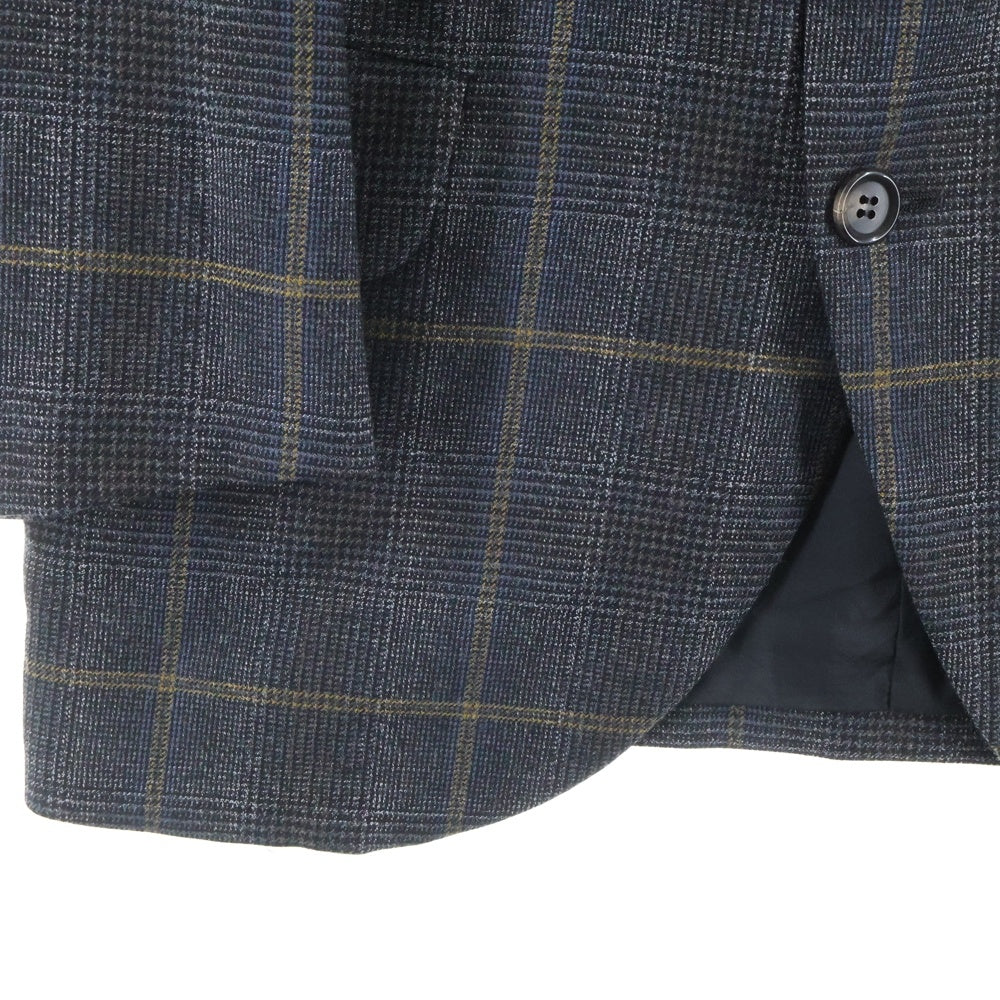 COMME des GARCONS HOMME DEUX(コムデギャルソン オムドゥ) 20AW AD2020 チェック柄 ウールテーラードジャケット グレーDF-J037