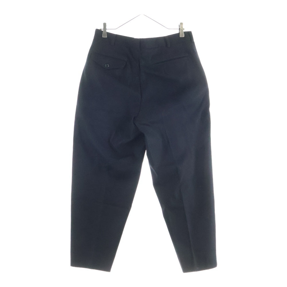 COMME des GARCONS HOMME DEUX(コムデギャルソン オムドゥ) 18AW AD2018 ウール 1タック スラックス パンツ ブラック DB-P050