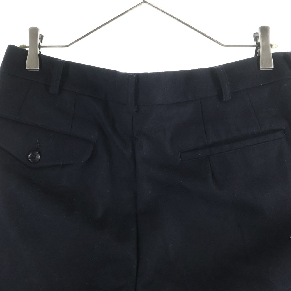 COMME des GARCONS HOMME DEUX(コムデギャルソン オムドゥ) 18AW AD2018 ウール 1タック スラックス パンツ ブラック DB-P050