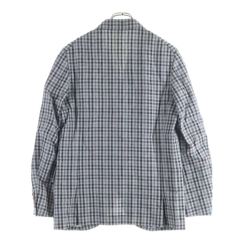 COMME des GARCONS HOMME DEUX(コムデギャルソン オムドゥ) 19SS AD2018 チェック 4B テーラードジャケット グレー DC-J057